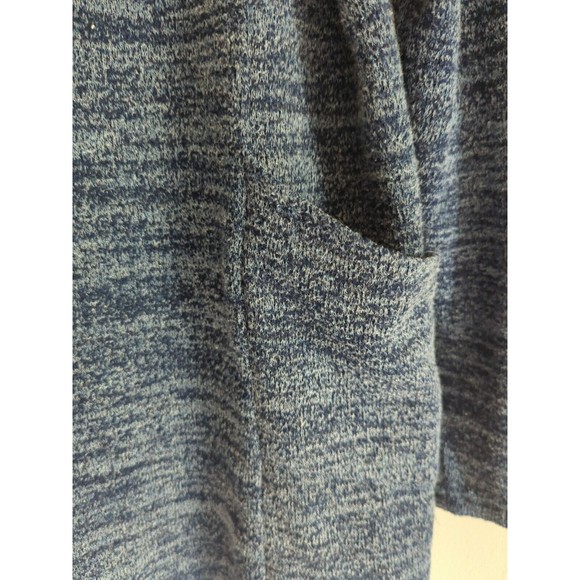 AXYEH Women's M Blue Wrap Cowl Knit Sweater Oversized Stretch Cozy - Picture 5 of 11